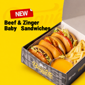 Beef & Zinger Baby Sandwiches